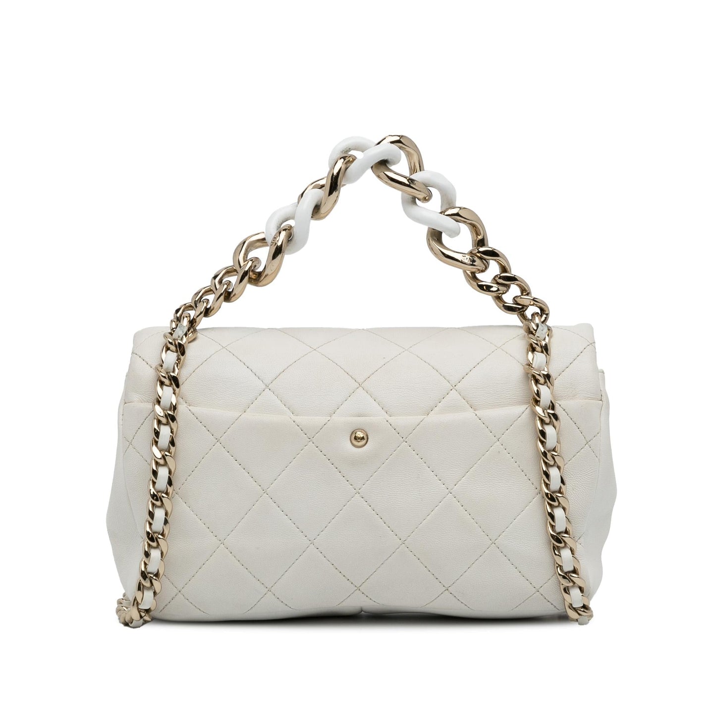 Chanel Small Elegant Chain Single Flap Shoulder Bag