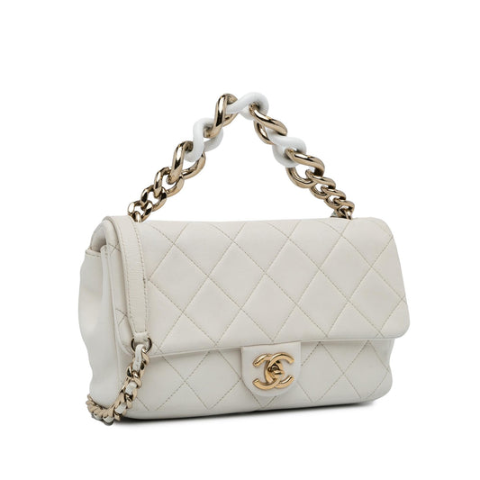 Chanel Small Elegant Chain Single Flap Shoulder Bag