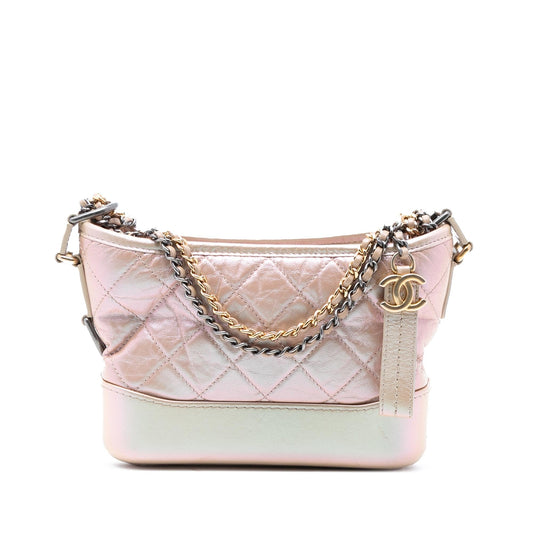 Chanel Small Iridescent Aged Calfskin Gabrielle Crossbody
