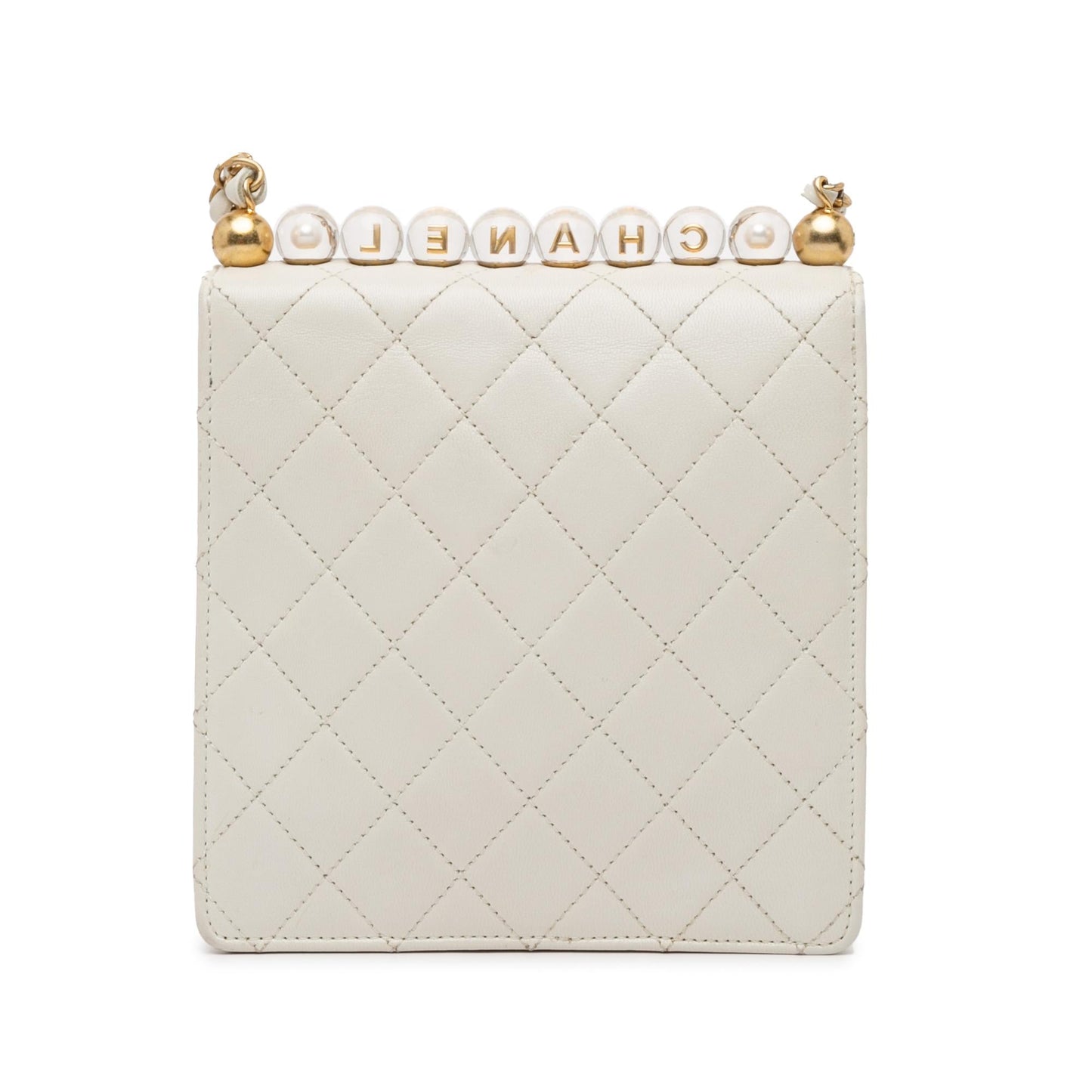 Chanel Small Lambskin Chic Pearls Flap (SHG-NEndrv) Crossbody
