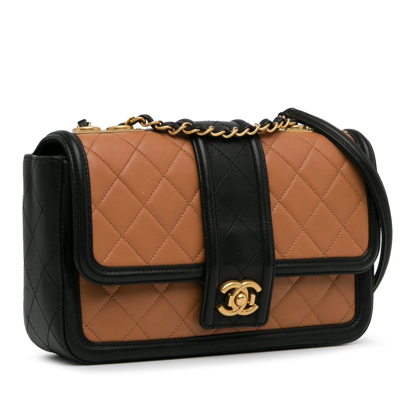 Chanel Small Lambskin Elegant CC Flap (SHG-H8xtTB) Crossbody