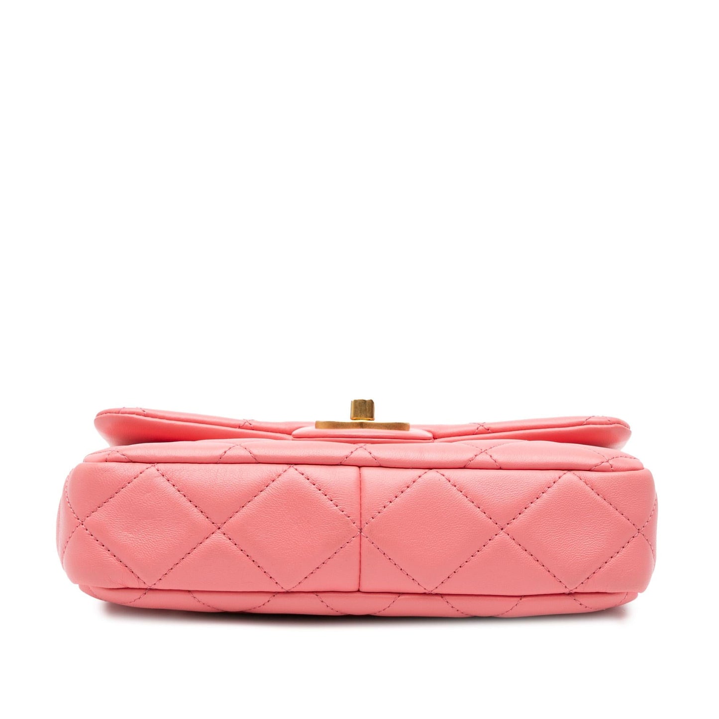 Chanel Small Lambskin Pending CC Flap Shoulder Bag