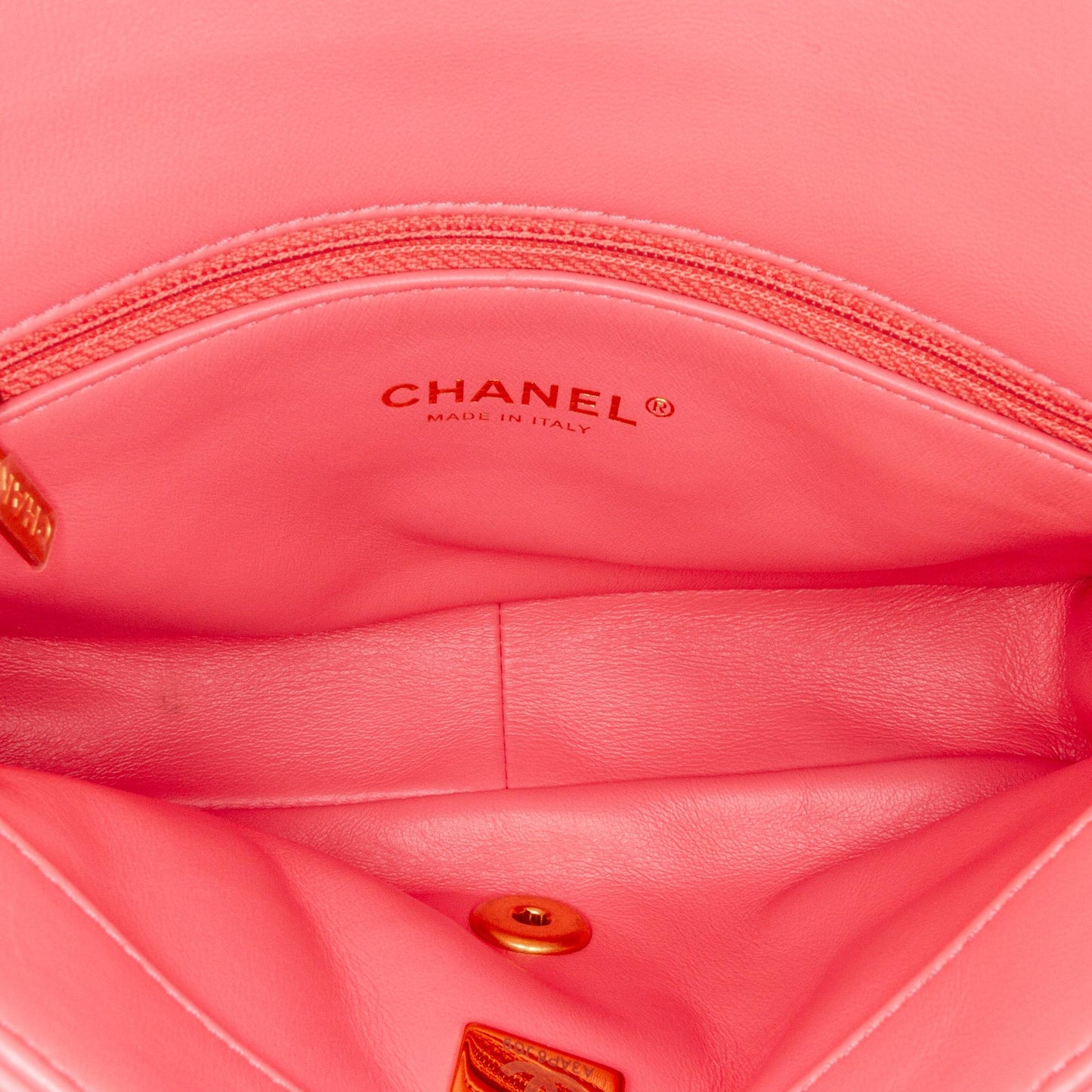 Chanel Small Lambskin Pending CC Flap Shoulder Bag