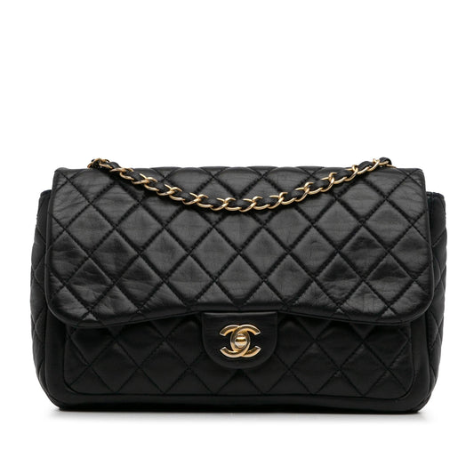 Chanel Small Lambskin Single Flap (SHG-HELS4Y) Shoulder Bag