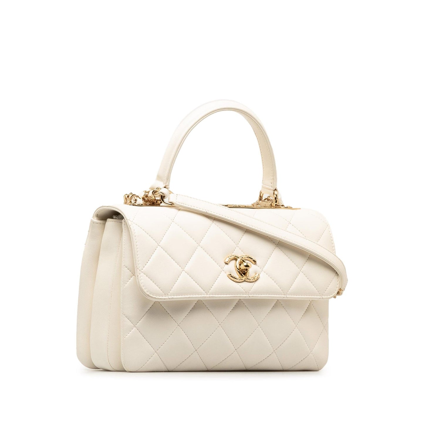 Chanel Small Lambskin Trendy CC Flap (SHG-o1Yuwl) Shoulder Bag