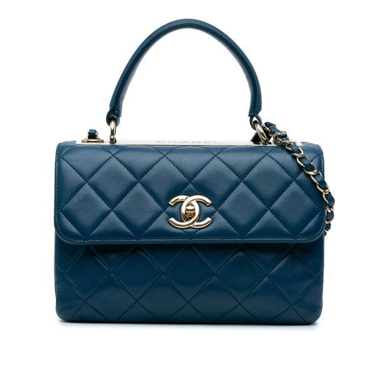 Chanel Small Lambskin Trendy CC Flap (SHG-82w9HK) Shoulder Bag