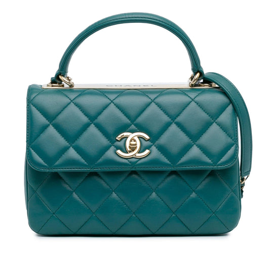 Chanel Small Lambskin Trendy CC Flap (SHG-TmfDUA) Shoulder Bag