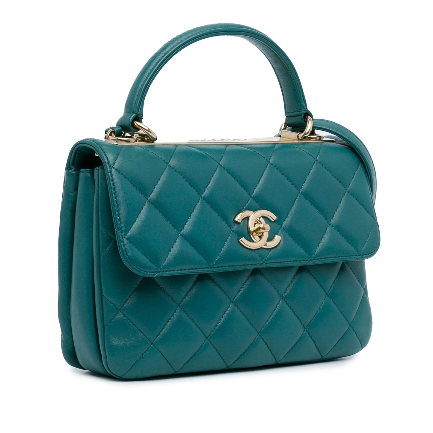 Chanel Small Lambskin Trendy CC Flap (SHG-TmfDUA) Shoulder Bag