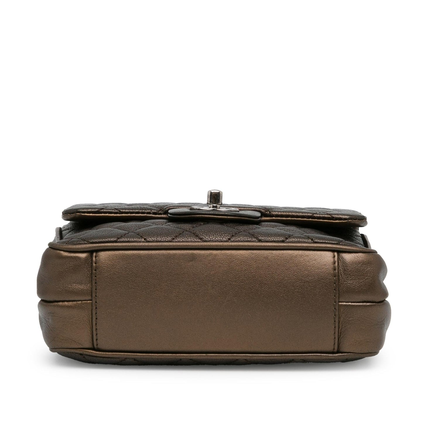 Chanel Small Metallic Goatskin Rock in Rome Flap (SHG-U8bYRV) Crossbody