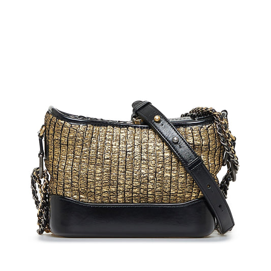 Chanel Small Painted Knit Gabrielle Crossbody Bag