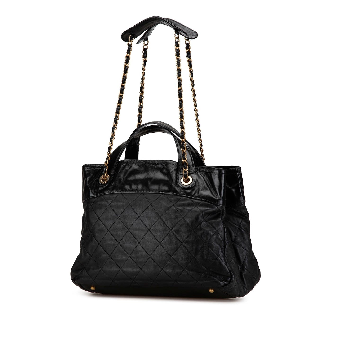 Chanel Small Quilted Calfskin In The Mix Satchel (SHG-Mf2tgw) Handbag