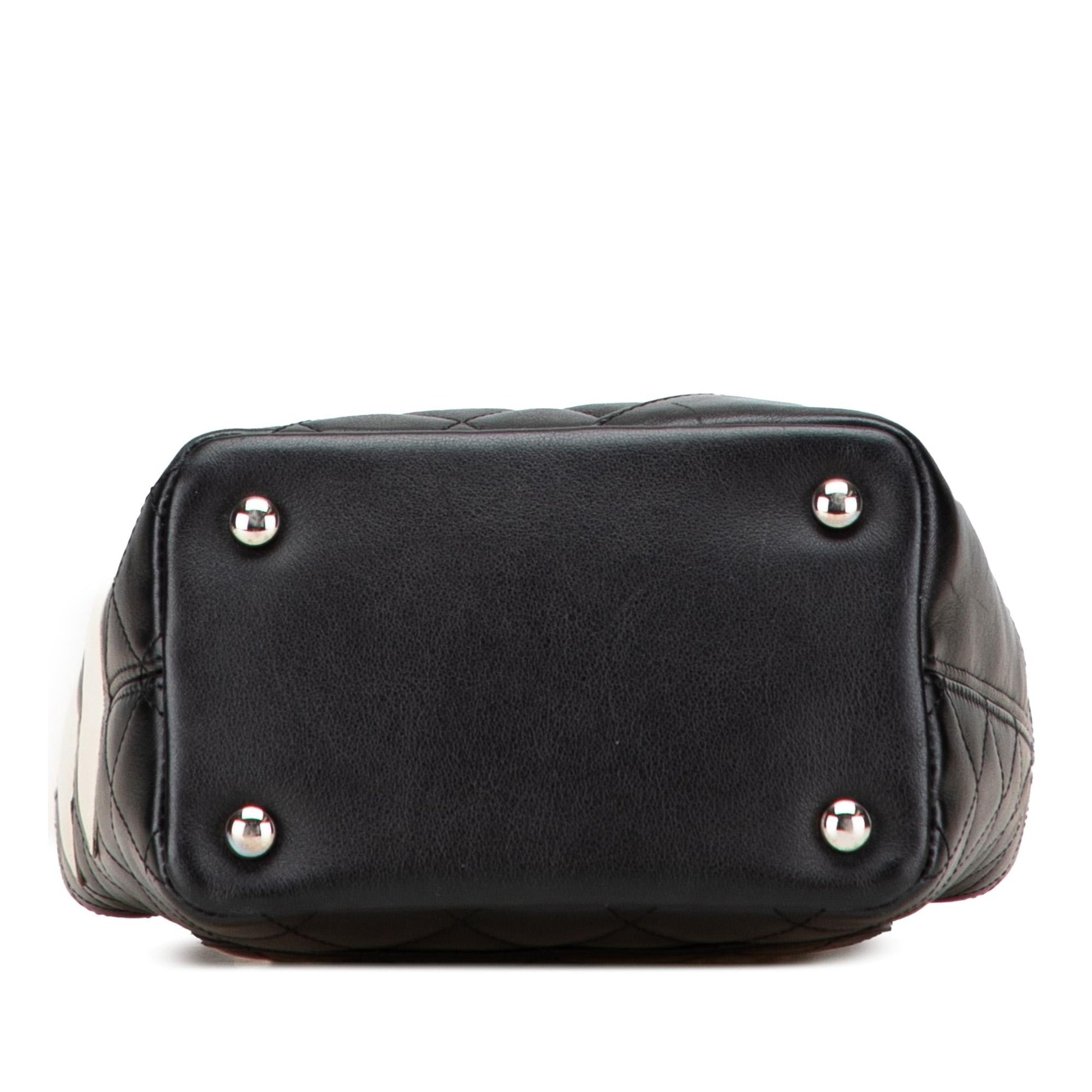 Chanel Small Quilted Lambskin Cambon Ligne Tote