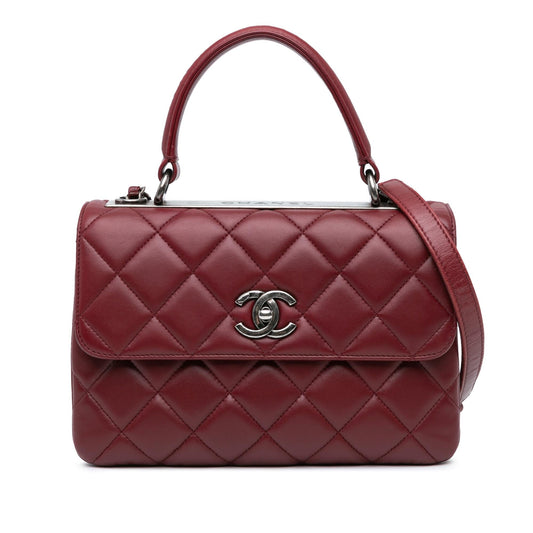 Chanel Small Quilted Lambskin Trendy CC Flap (SHG-q7W76g) Shoulder Bag