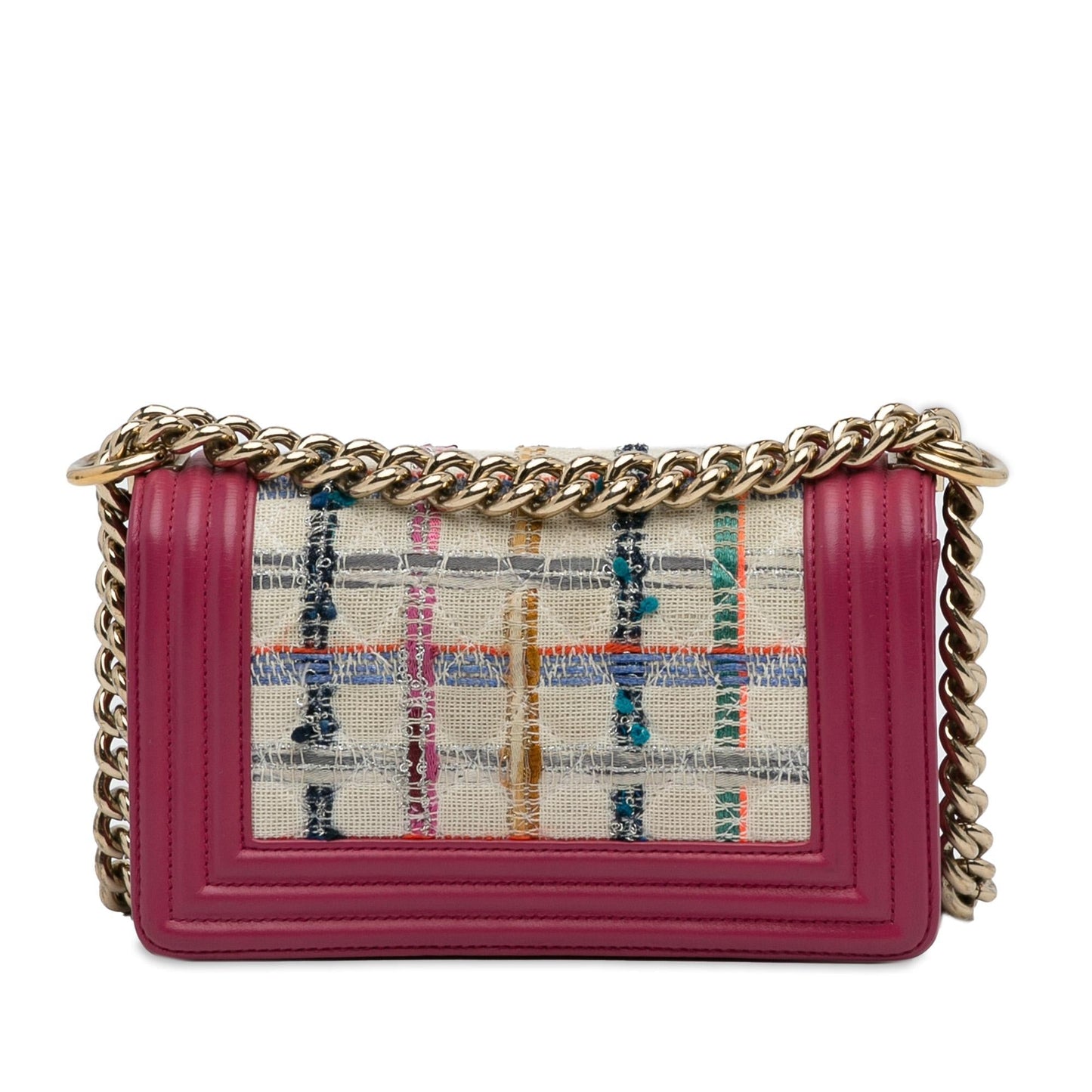 Chanel Small Tweed Boy Bag (SHG-DW1bu7)