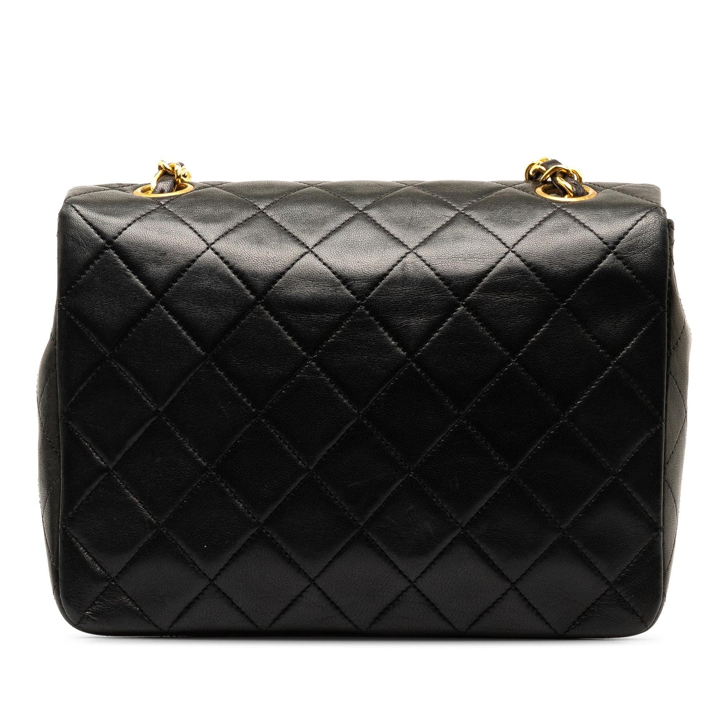 Chanel Square Classic Quilted Lambskin Flap (SHG-UItkKW) Crossbody