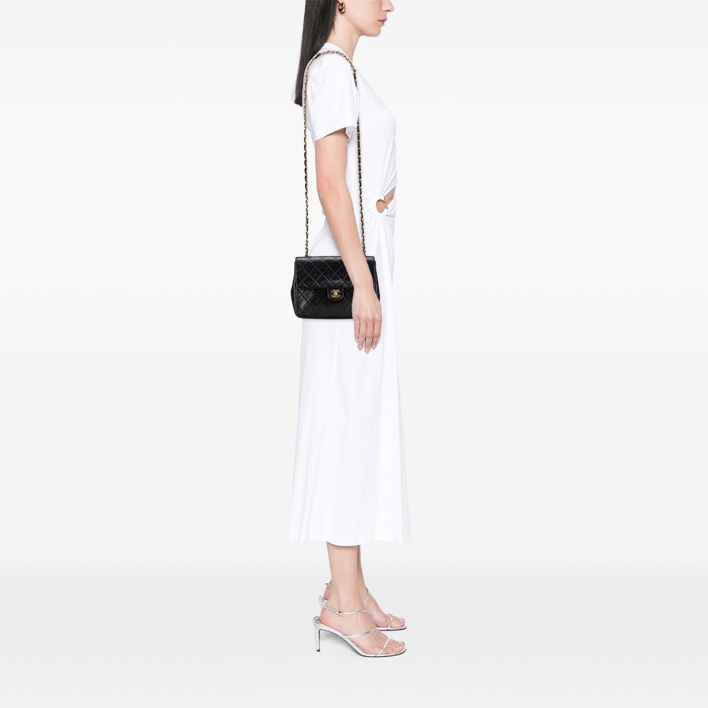 Chanel Square Quilted Lambskin Single Flap