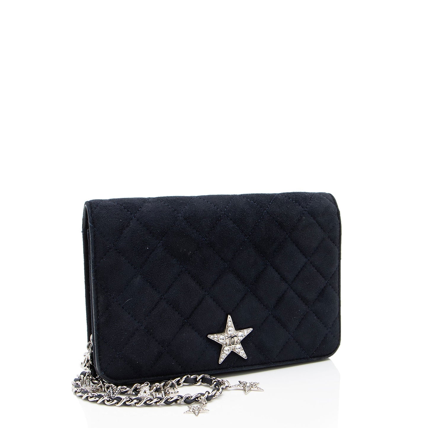 Chanel Suede Cocostellar Wallet on Chain (SHF-L5SPDP) Crossbody