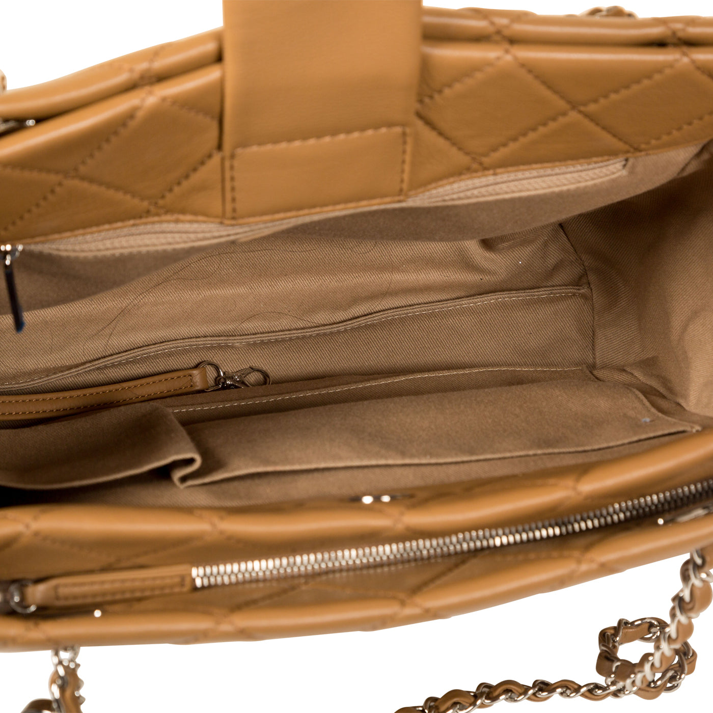Chanel Quilted Shopping Tote