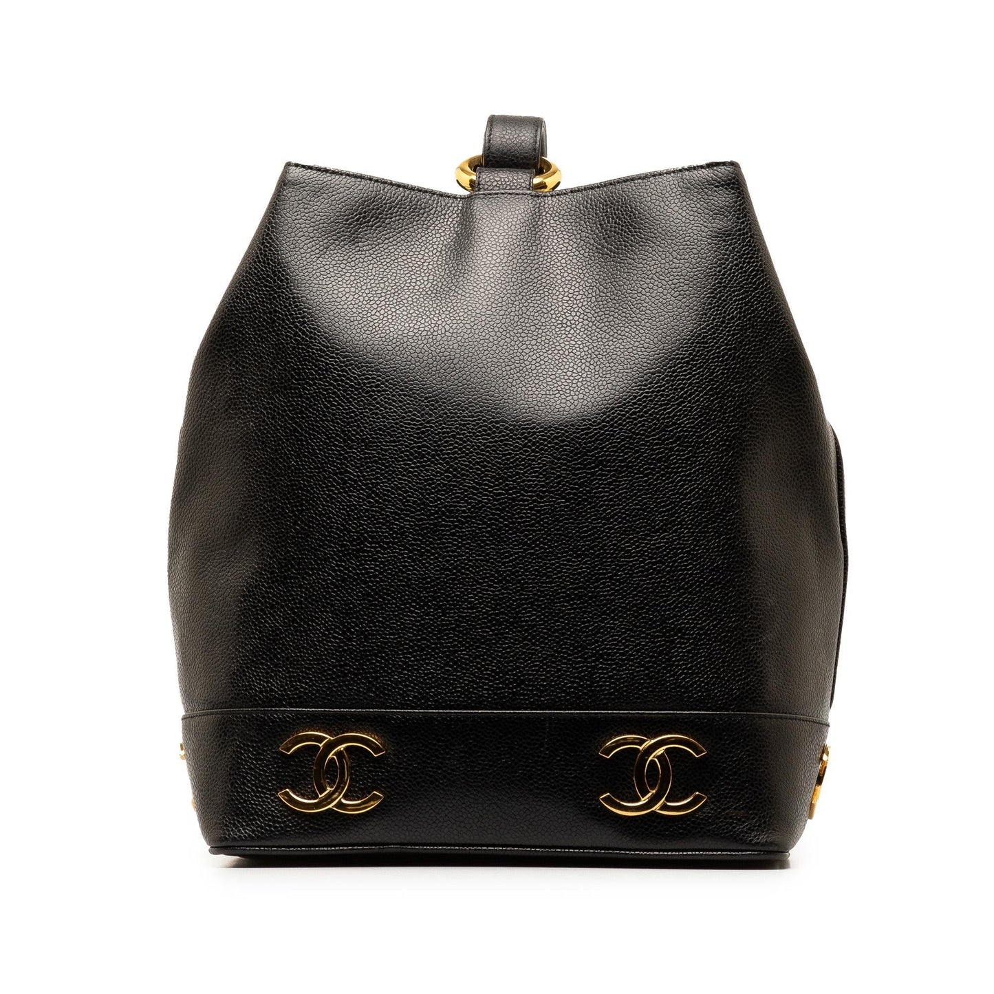Chanel Triple CC Caviar Bucket (SHG-0EOeEv) Shoulder Bag