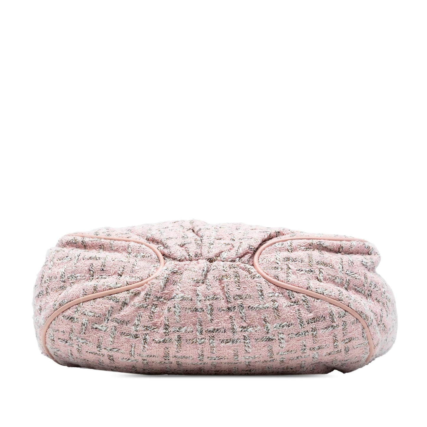 Chanel Tweed Boucle Knitting Top Handle Bag