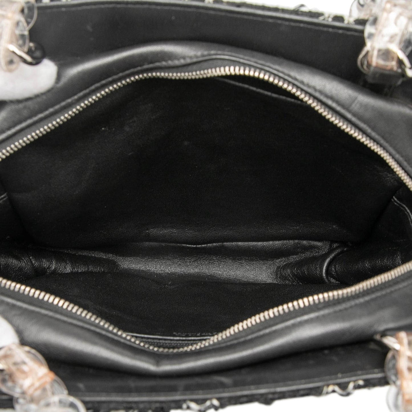 Chanel Tweed and Resin Zipped Chain Shopping Bag