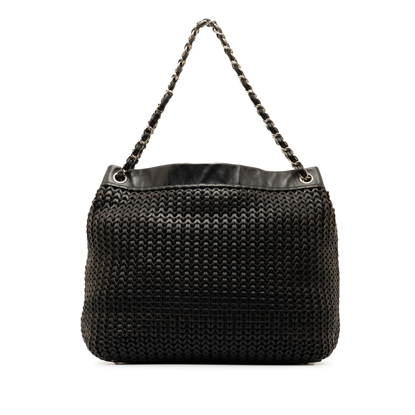 Chanel Woven Caviar Leather Tote (SHG-r7jUZ9)