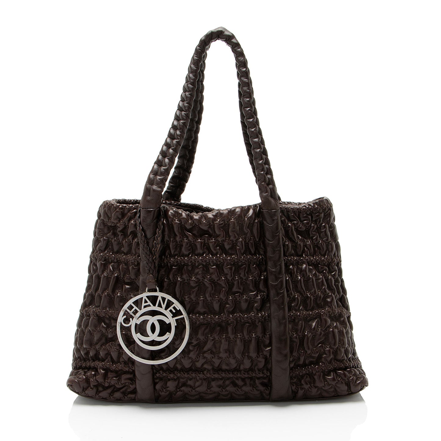 Chanel Wrinkled Lambskin Hidden Chain Tote