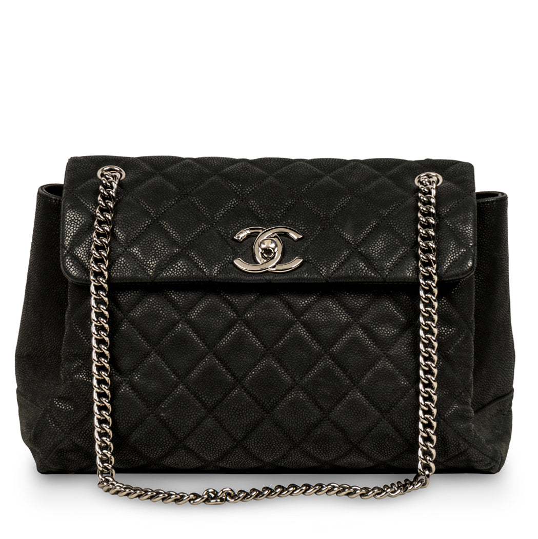 Chanel Accordion Shoulder Bag - Matte Caviar
