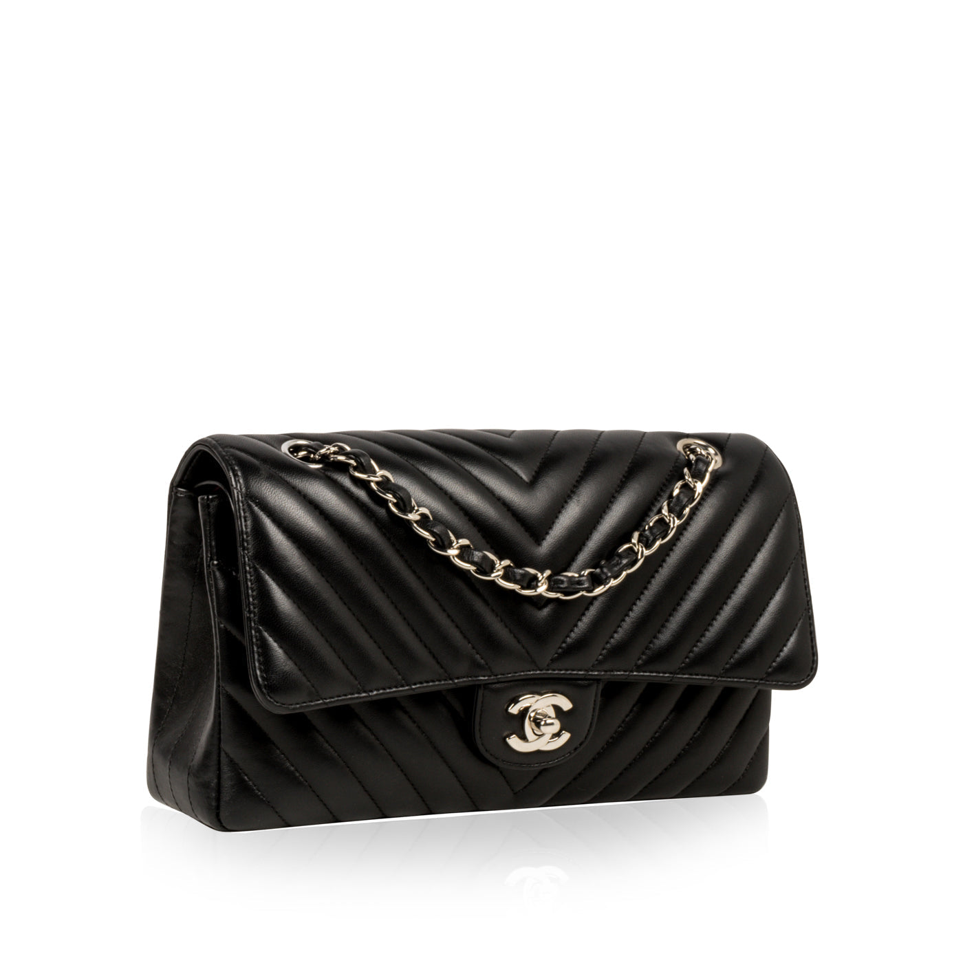 Chanel Classic Flap Bag - Medium - Chevron
