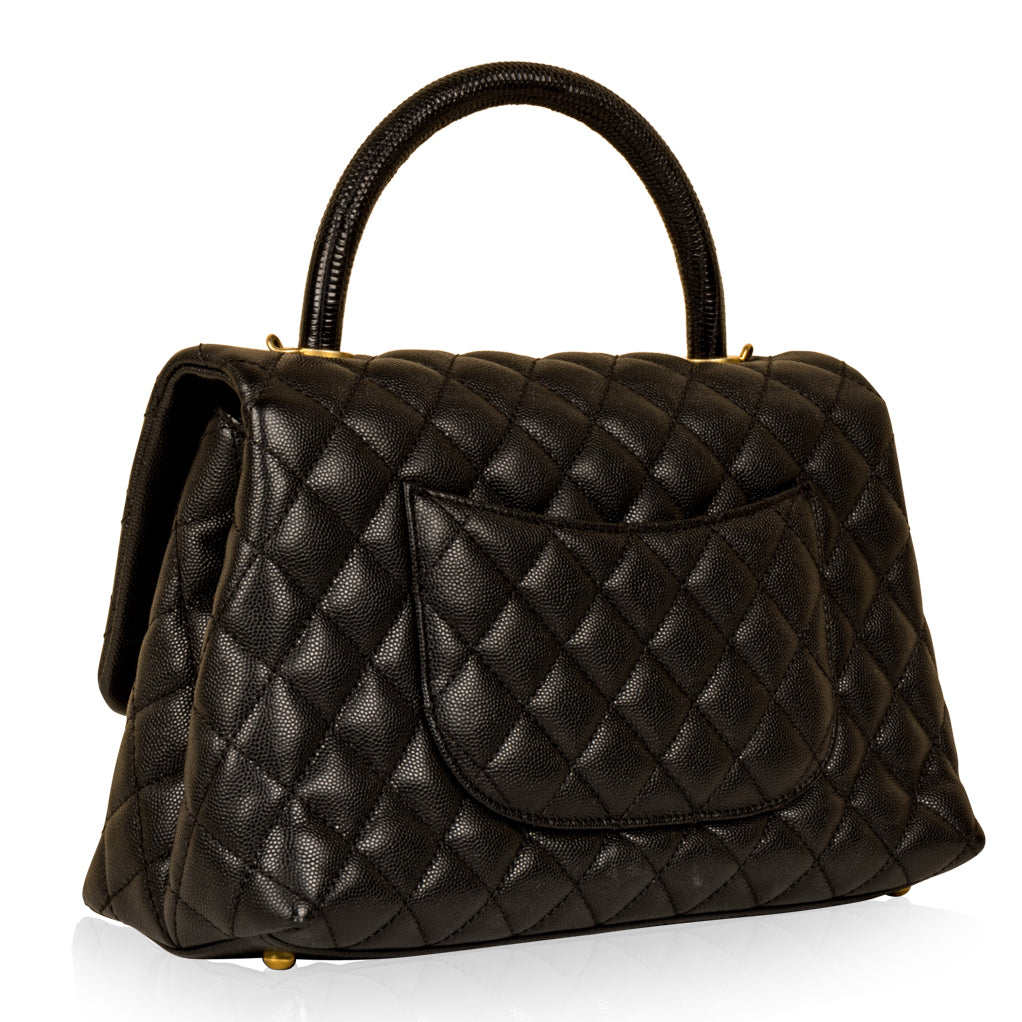 Chanel Coco Handle Flap Bag - Lizard Handle