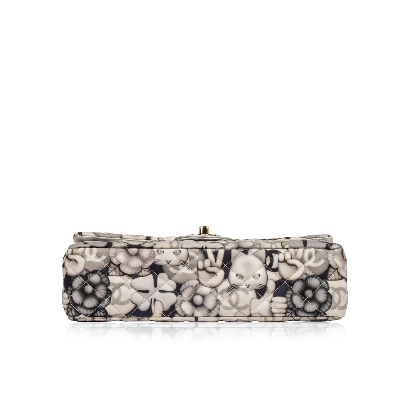 Chanel Classic Flap Bag - Medium - Cat/Peace Emoticon