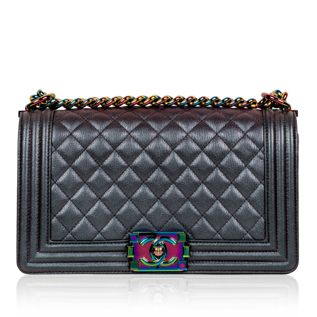 Chanel Iridescent Boy Bag - Medium