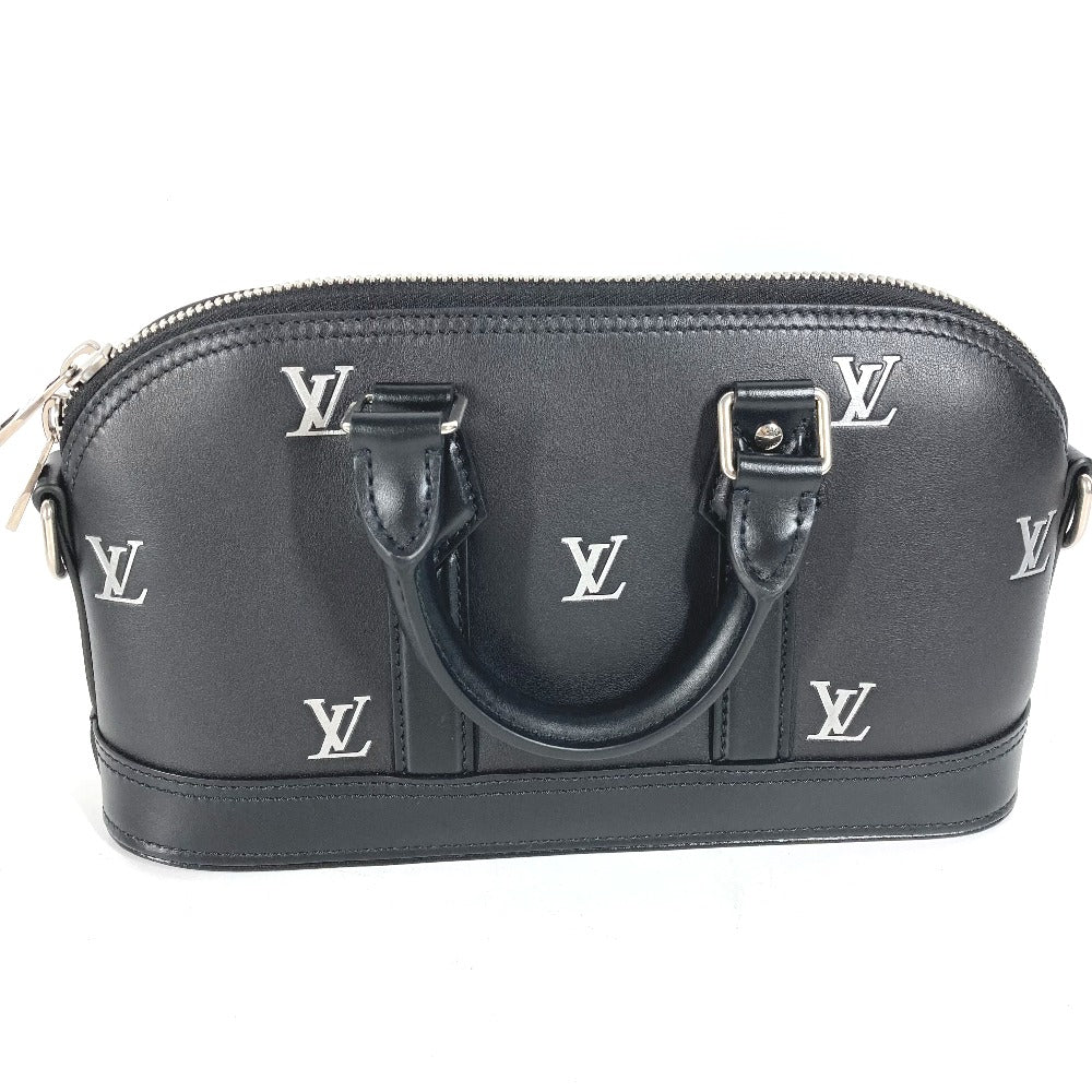 LOUIS VUITTON Handbag Calf leather black Alma EW