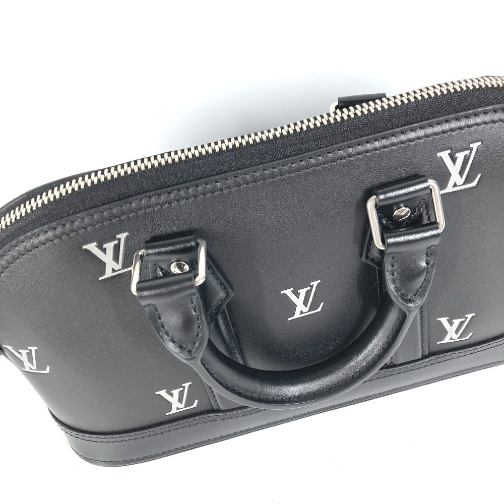 LOUIS VUITTON Handbag Calf leather black Alma EW