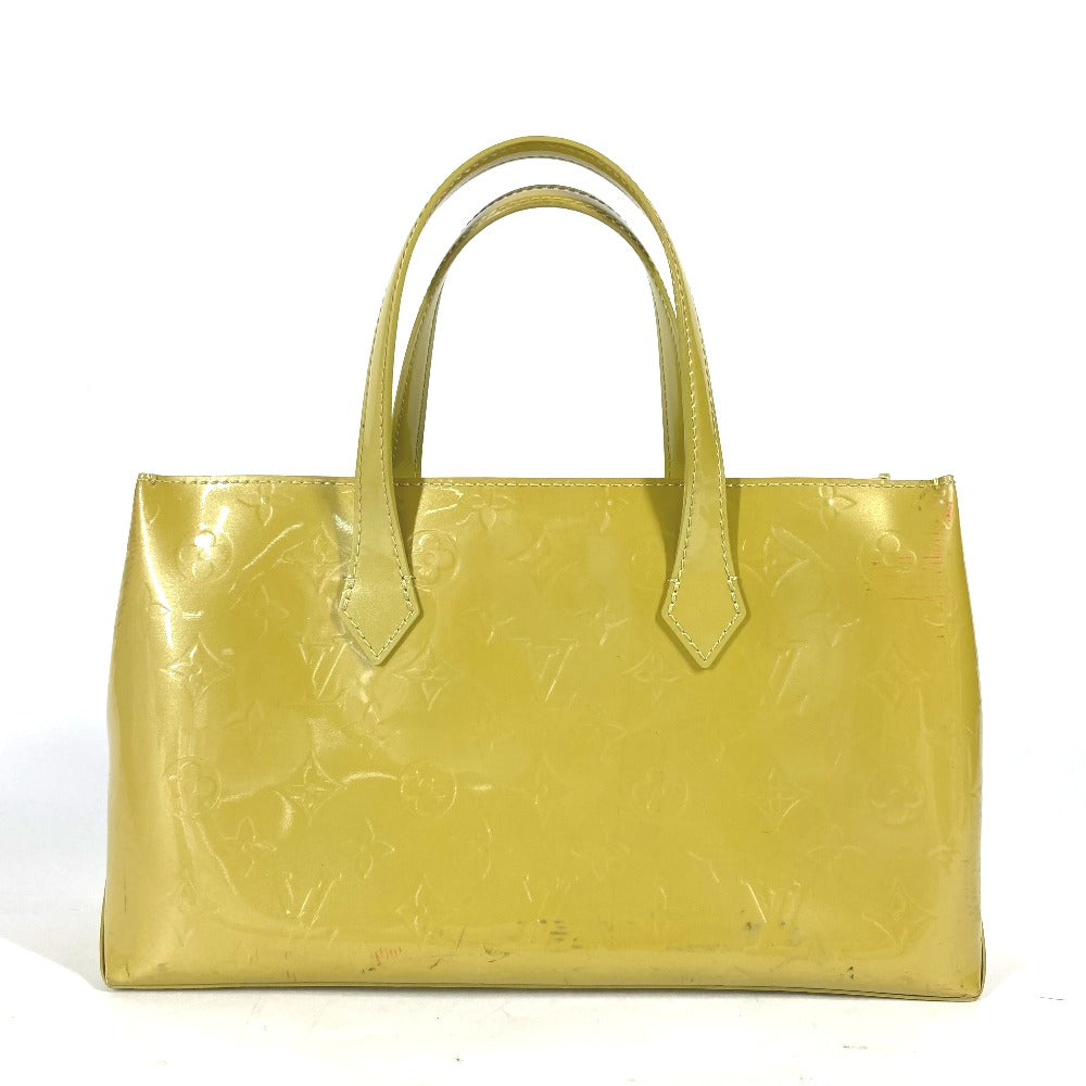 LOUIS VUITTON Handbag Monogram Vernis Canvas yellow Monogram Vernis Wilshire PM