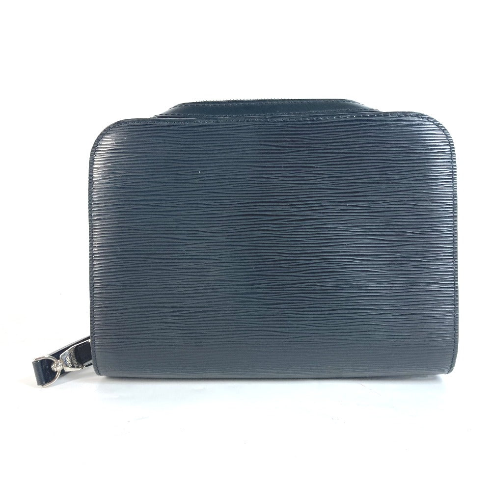 LOUIS VUITTON business bag Epi Leather black Epi Osh mens