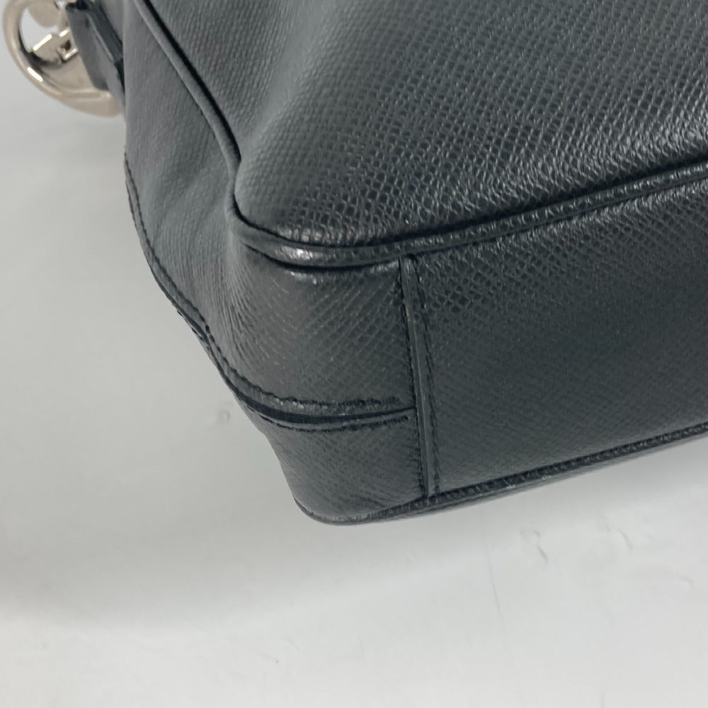 LOUIS VUITTON Handbag Taiga Leather black Taiga PDV Portodocument Voyage PM