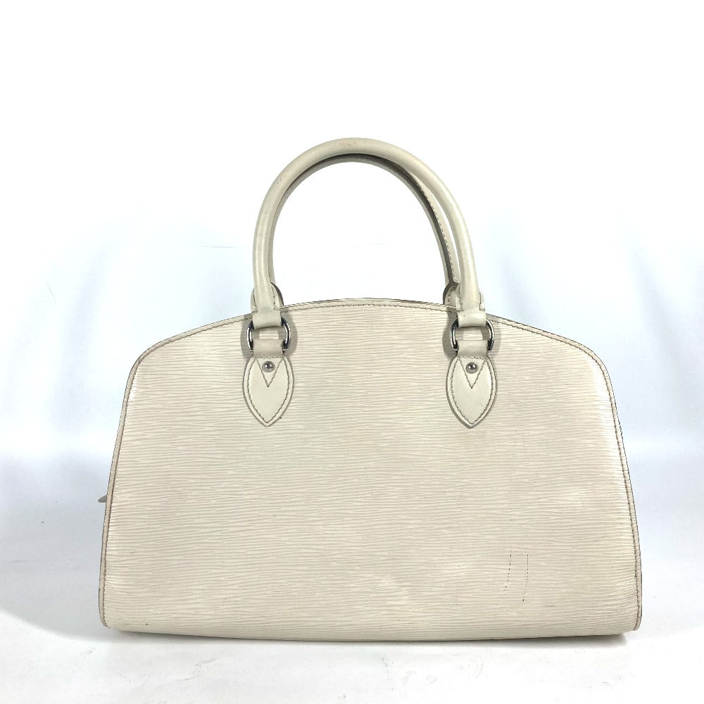LOUIS VUITTON Handbag Epi Leather white Epi Ponneuf PM Women