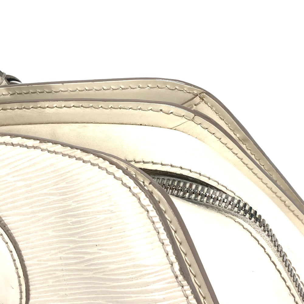 LOUIS VUITTON Handbag Epi Leather white Epi Ponneuf PM Women