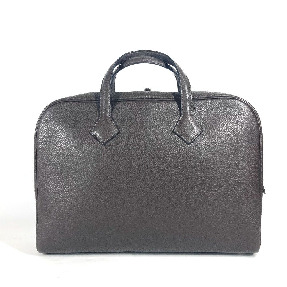 HERMES Business bag Taurillon Clemence Brown bag handbag Victoria 2 mens