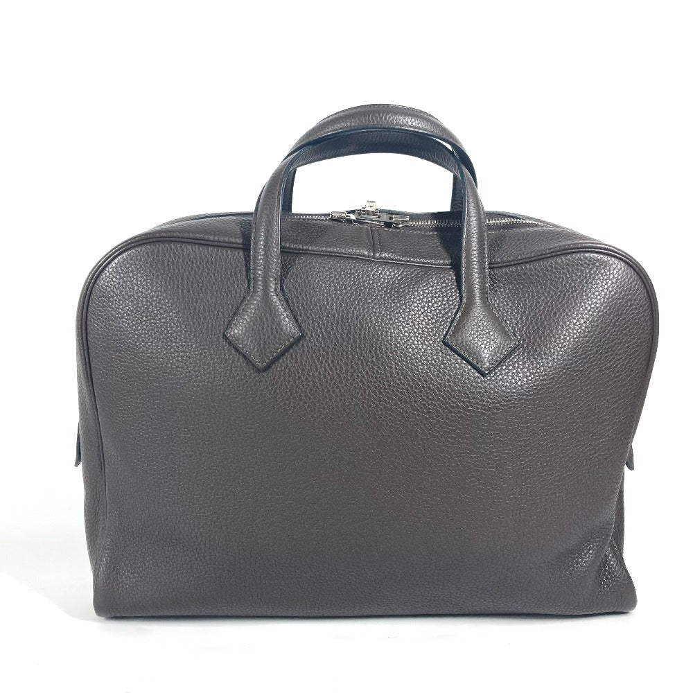 HERMES Business bag Taurillon Clemence Brown bag handbag Victoria 2 mens