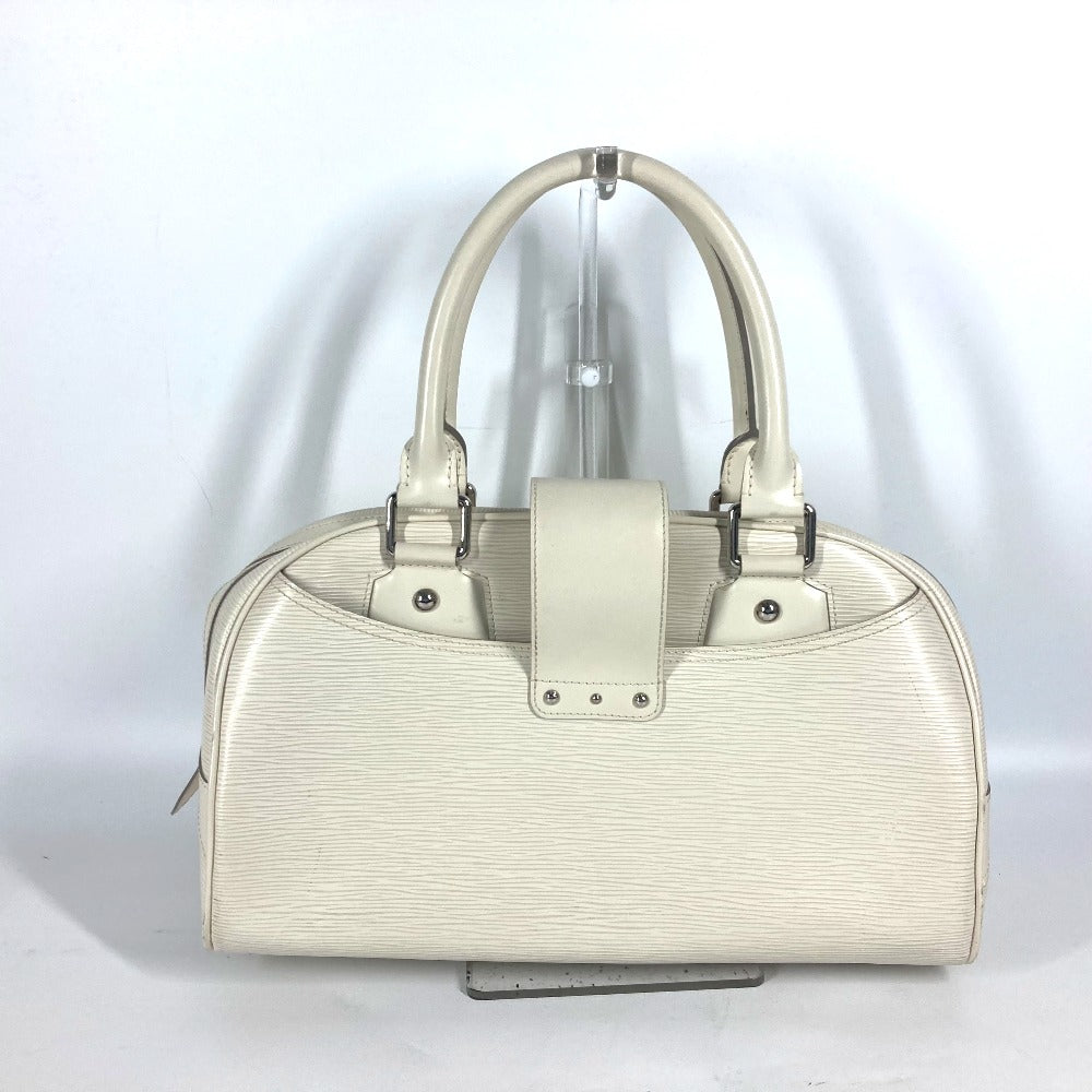 LOUIS VUITTON Handbag Epi Leather white Epi Bowling Montaigne GM Women