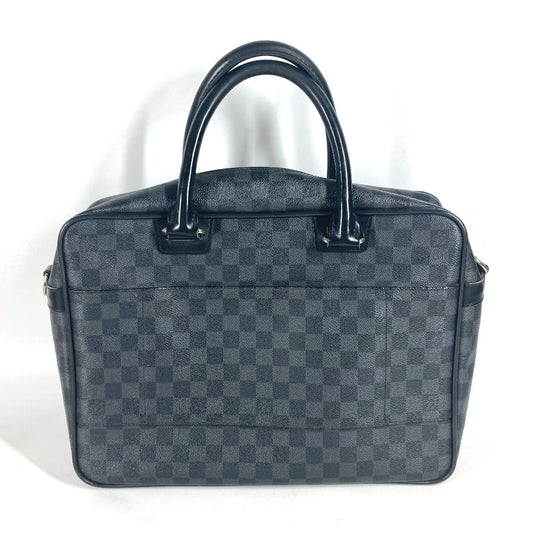 LOUIS VUITTON Business bag N23253 Damier Grafitto Canvas black Damier Grafitte Ikar mens