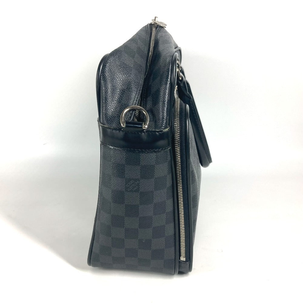 LOUIS VUITTON Business bag Damier Grafitto Canvas black Damier Grafitte Ikar mens