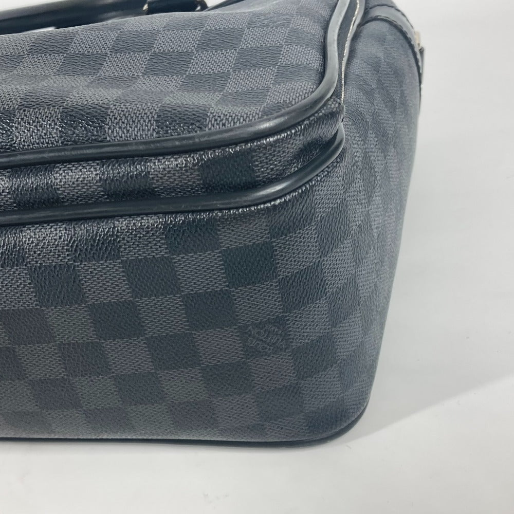 LOUIS VUITTON Business bag N23253 Damier Grafitto Canvas black Damier Grafitte Ikar mens