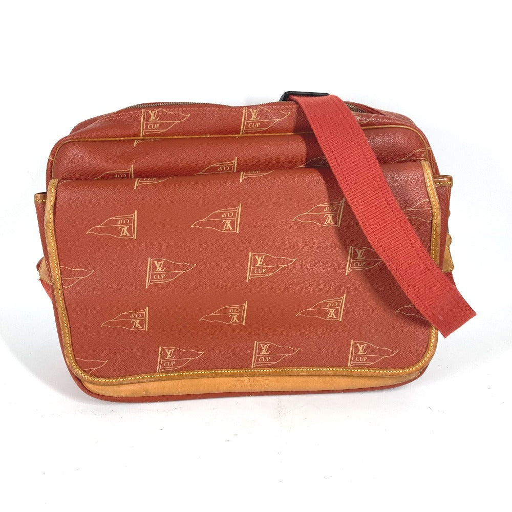 LOUIS VUITTON Shoulder Bag canvas Orange LVCUP Louis Vuitton Cup Calvi unisex(Unisex)