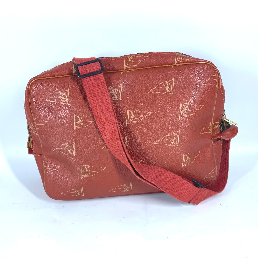 LOUIS VUITTON Shoulder Bag canvas Orange LVCUP Louis Vuitton Cup Calvi unisex(Unisex)