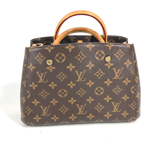 LOUIS VUITTON Handbag M41055 Monogram canvas Brown Monogram Montaigne BB Women