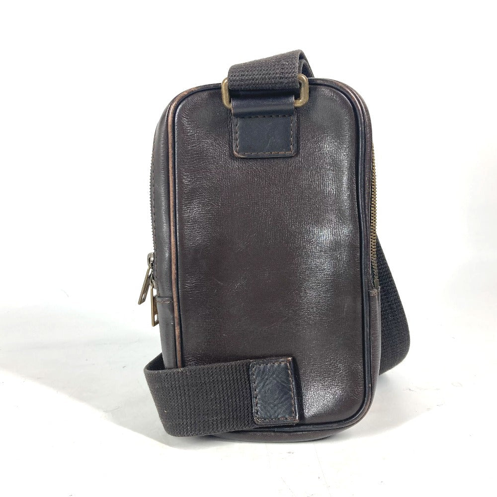 LOUIS VUITTON Sling bag Utah leather Brown Utah Sui