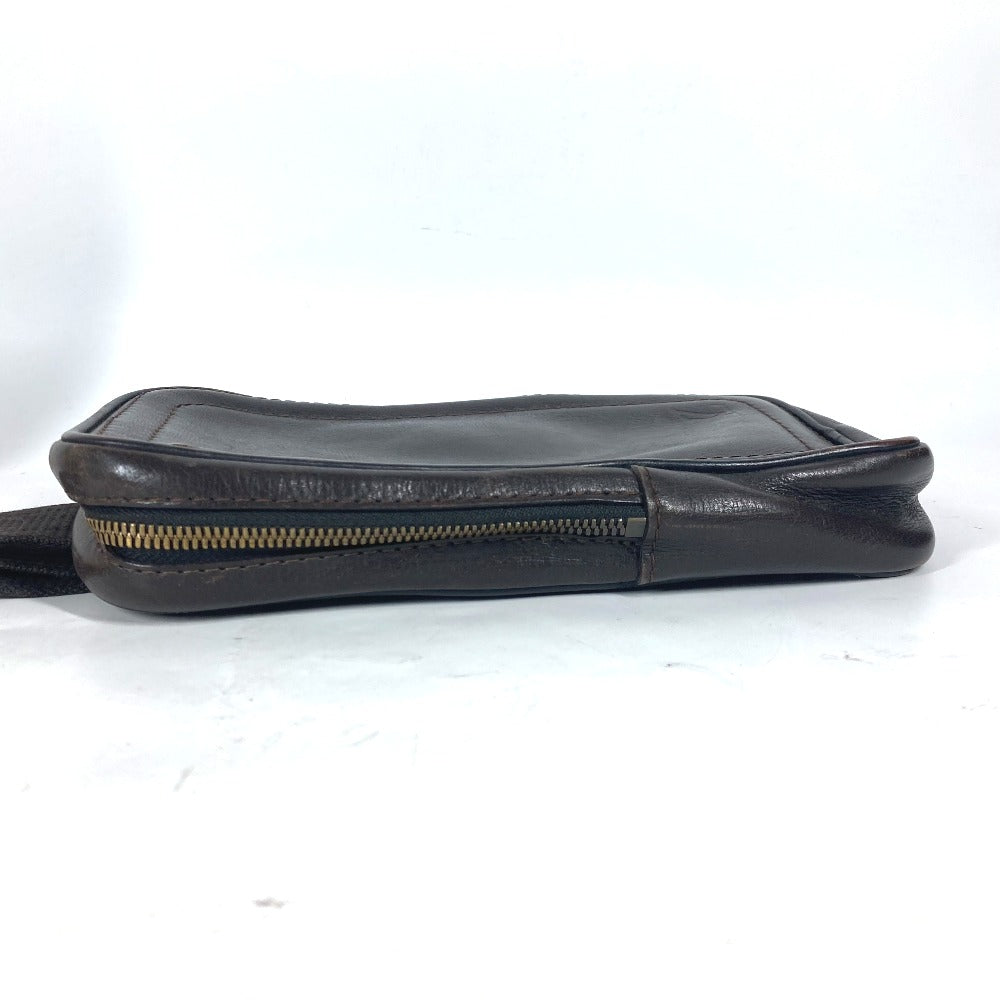 LOUIS VUITTON Sling bag Utah leather Brown Utah Sui
